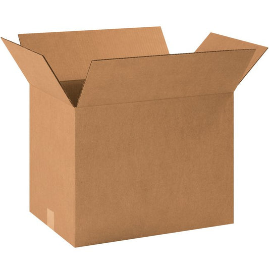 Alpha Packaging 18-1/2x12-1/2x14 ECT-32 Kraft Corrugated Box Bundle (20 Pack) - Image 1