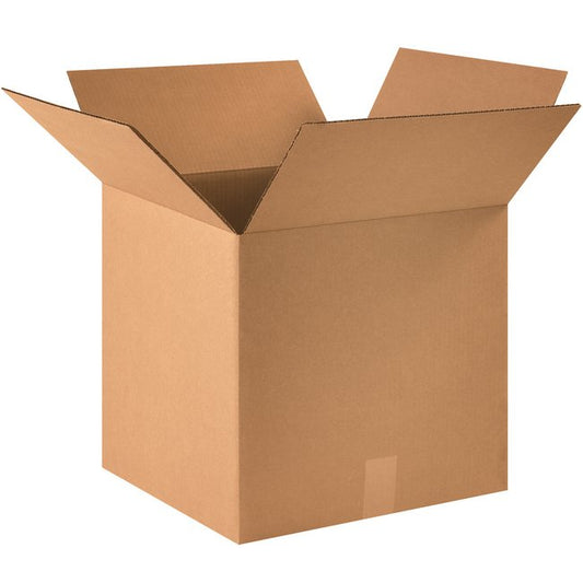 Alpha Packaging 16x16x15 Kraft Corrugated Box - Pack of 25 - Image 1