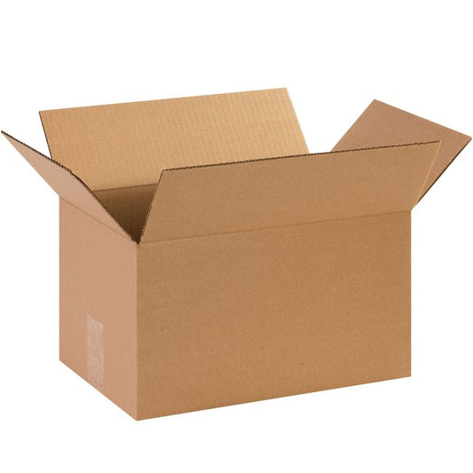14x9x8 Kraft ECT-32 Corrugated Box Bundle (25 Pack) - Image 1