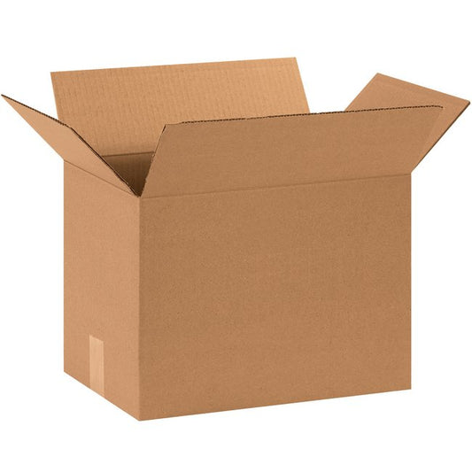 15x10x14 Inch Kraft ECT-32 Corrugated Box (Bundle of 25) - Image 1