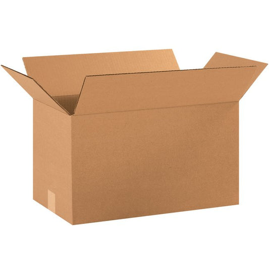 Alpha Packaging, Inc. 18x10x10 Kraft Corrugated Box (Bundle of 25) - Image 1