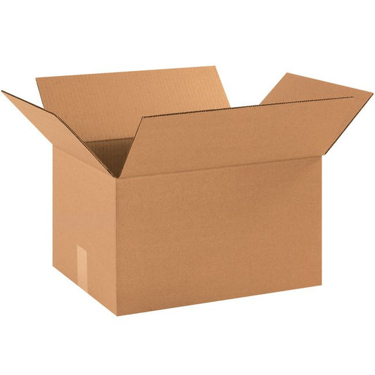 16-1/4x12-1/4x9-5/16in Kraft Corrugated Box (25-Pack) - Image 1