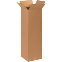 Alpha Packaging 15x15x48 Tall Kraft Corrugated Box Bundle (Pack of 10)