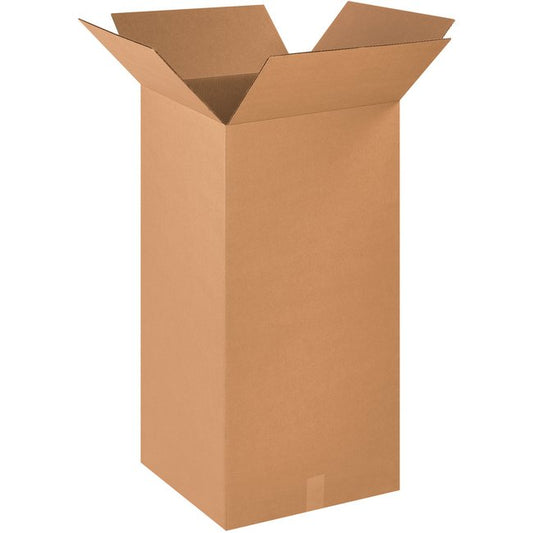 18x18x36 Tall Kraft Corrugated Box, ECT-32, Bundle of 10 - Image 1
