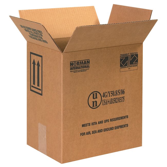 Alpha 11-3/8x8-3/16x12-3/8 F-Style Paint Can Box - Image 1