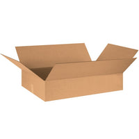 30x20x6 Flat Corrugated Box, ECT-32 Kraft, Bundle of 15