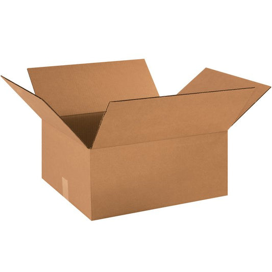Alpha Packaging, Inc. 18x16x8 ECT-32 Kraft Corrugated Box Bundle (Pack of 25) - Image 1
