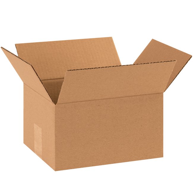 Alpha Packaging Inc. 10x8x6 ECT-32 Kraft Corrugated Box (Bundle of 25) - Image 1