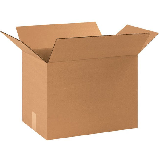 Alpha Packaging, Inc. 17-1/4x11-1/4x14-1/4 ECT-32 Kraft Corrugated Box Bundle (Pack of 20) - Image 1