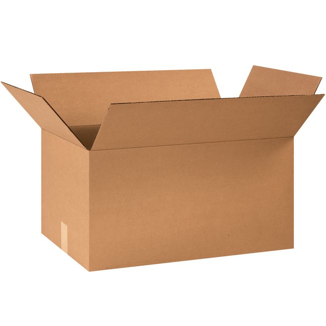Alpha Packaging, Inc. 24x14x12 ECT-32 Kraft Corrugated Box Bundle - Pack of 20 - Image 1