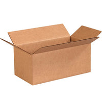 10x5x4 Long Corrugated Box - Kraft ECT-32 - Bundle of 25