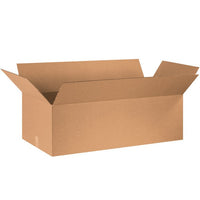 Alpha 36x18x12 ECT-32 Kraft Corrugated Box Bundle (Pack of 15)