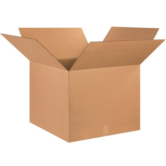 Alpha Packaging 25x25x20 ECT-32 Single Wall Corrugated Box, Bundle of 10 - Image 1