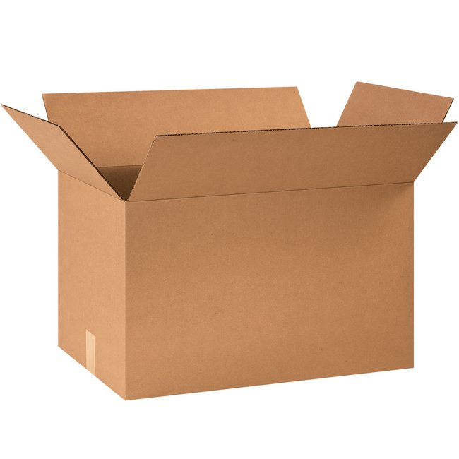 Alpha ECT-32 Kraft Corrugated Box, 24x15x15 in - Image 1