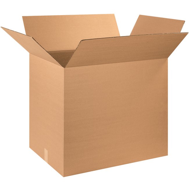 Alpha Packaging, Inc. 24x18x36 ECT-32 Kraft Corrugated Box (Bundle of 10) - Image 1