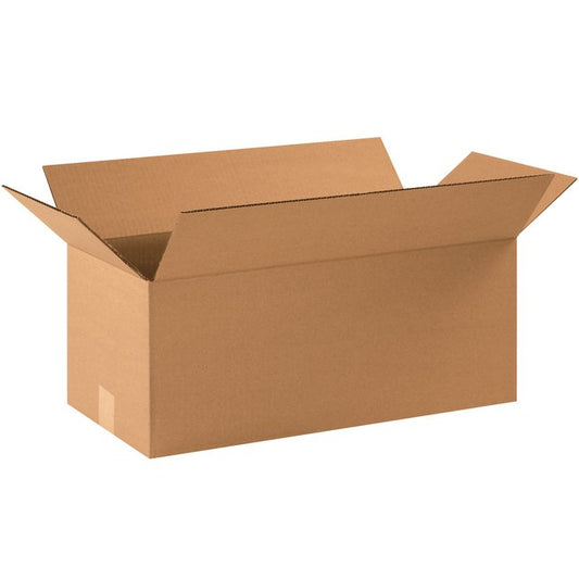 Alpha Packaging 22x10x9 ECT-32 Kraft Corrugated Box Bundle (Pack of 20) - Image 1