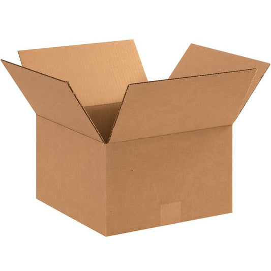 Alpha Packaging, Inc. 12x12x7 ECT-32 Kraft Corrugated Box Bundle (25-Pack) - Image 1