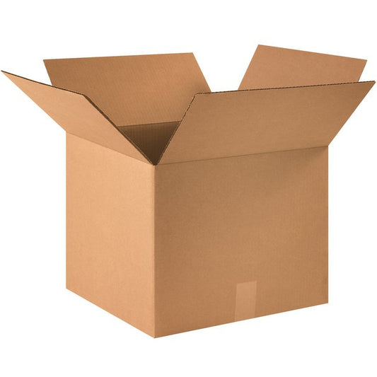 16x16x13 ECT-32 Kraft Corrugated Box Bundle (25 Pack) - Image 1