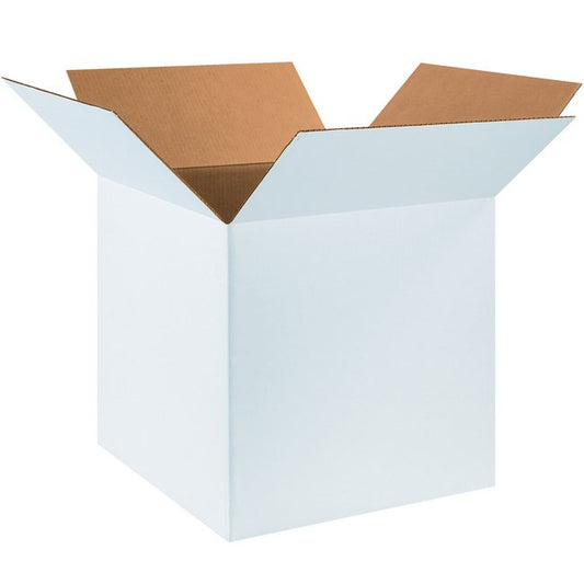 18x18x18 White ECT-32 Corrugated Box Bundle - Image 1