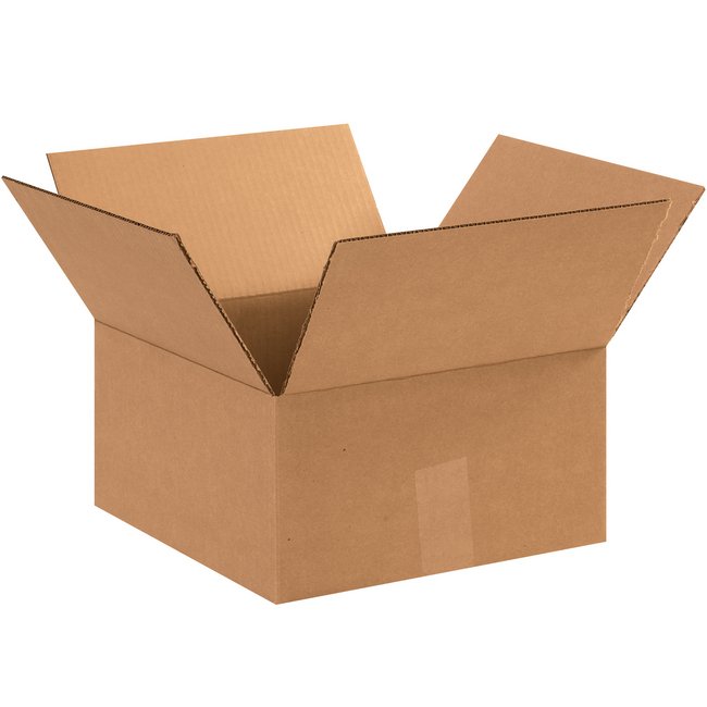 12x12x6 Heavy-Duty ECT-44 Single Wall Corrugated Box - Image 1