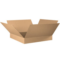 30x30x6 Flat Corrugated Box - Kraft ECT-32 - Bundle of 15
