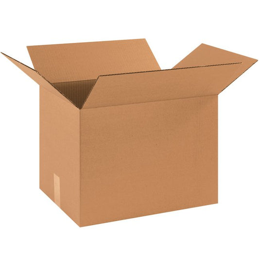 Alpha 17x13x13 ECT-32 Kraft Corrugated Box Bundle Pack of 25 - Image 1