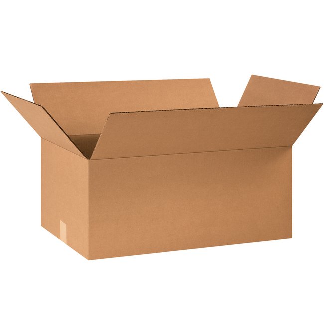 Alpha ECT-32 Kraft Corrugated Box - 24x14x10 inches (Pack of 20) - Image 1