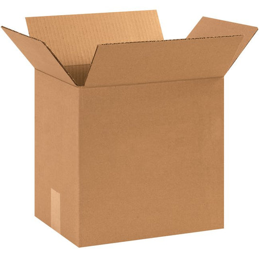 Alpha Packaging 12x9x12 in ECT-32 Kraft Corrugated Box Bundle (Pack of 25) - Image 1