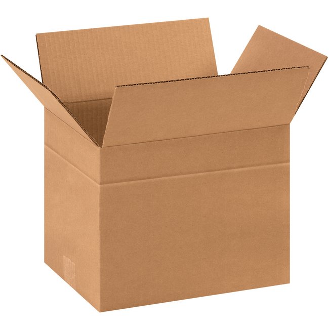 Multi-Depth Kraft Corrugated Box, 11-3/4 x 8-3/4 x 8-3/4 in, Bundle of 25 - Image 1