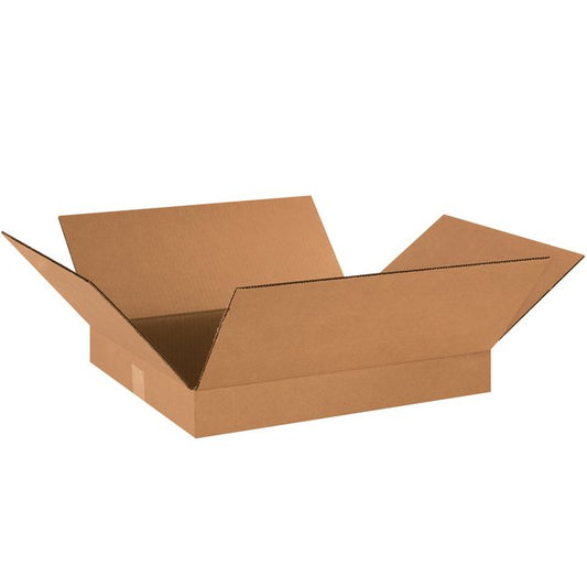 Alpha 18x16x2 Flat Corrugated Box Bundle (25 Pack) - Image 1