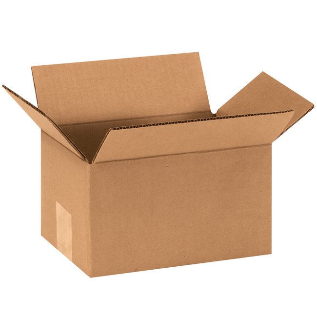 Alpha Packaging, Inc. 9x6x5 ECT-32 Kraft Corrugated Box Bundle (25 Pack) - Image 1