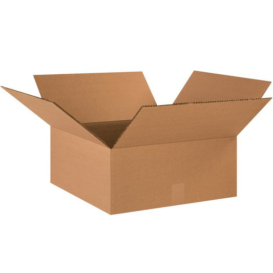 18x18x8 Double Wall Kraft Corrugated Box, Bundle of 15 - Image 1