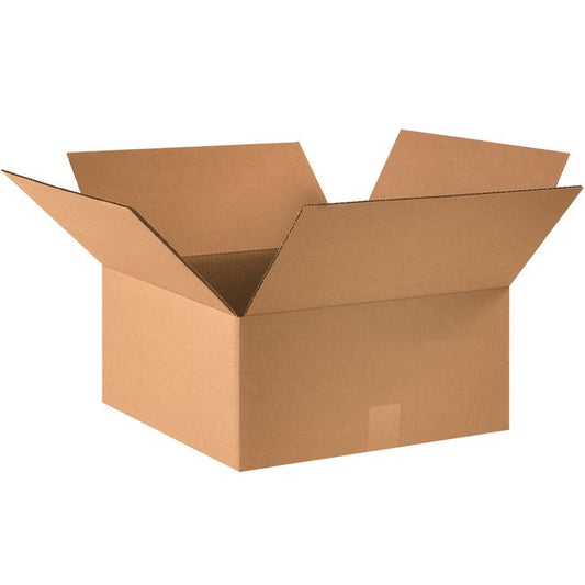 15x15x7 Kraft ECT-32 Corrugated Box Bundle - Pack of 25 - Image 1