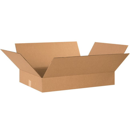 22x16x14 Flat Corrugated Box - Kraft ECT-32 - Bundle of 25 - Image 1