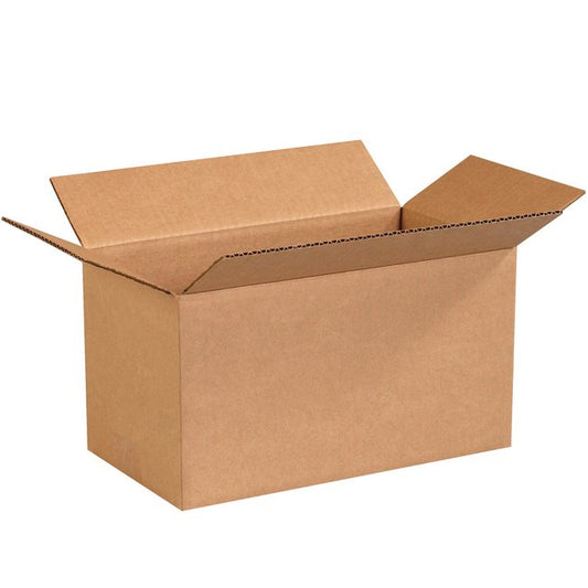 13x7x7 Long Corrugated Box - Kraft, Bundle of 25 - Image 1