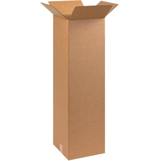Alpha Packaging 10x10x30 Tall Corrugated Box - Bundle of 25 - Image 1