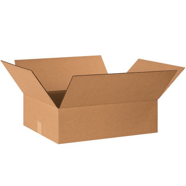 20x15x6 Flat Corrugated Box - Image 1
