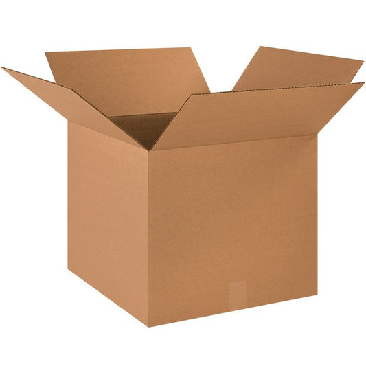 Alpha Packaging 18x18x16 ECT-32 Kraft Corrugated Box Bundle (20-Pack) - Image 1