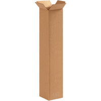 Alpha Tall Corrugated Box - 4x4x20 Inches