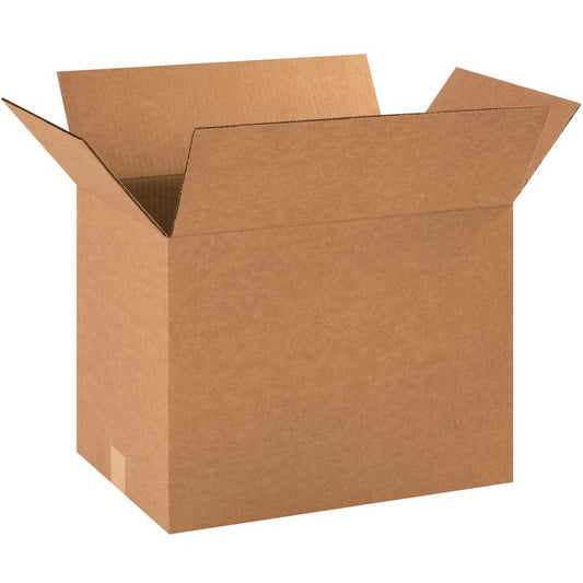 Alpha Packaging 18x12x14 Kraft ECT-32 Corrugated Box Bundle (25 Pack) - Image 1