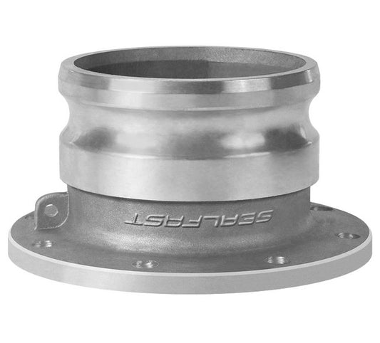 4" Aluminum Male Adapter x TTMA Cam and Groove Coupling - Image 1