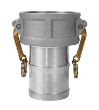 8" Aluminum Type C Female Coupler Cam and Groove Coupling