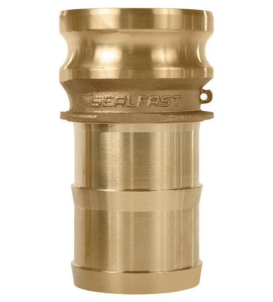 Brass Type E Male Adapter 1 1/4'' Cam and Groove Coupling - Image 1