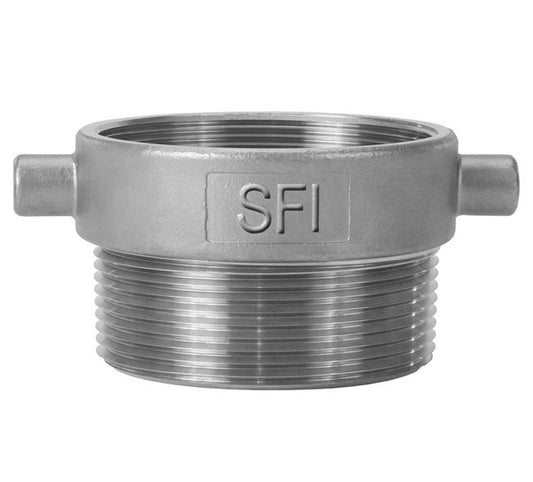316 Stainless Steel Female BSP x Male NPT 3-inch Thread Reducer Fitting - Image 1