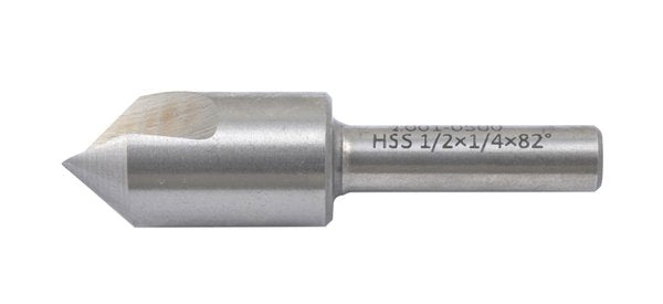 Precise High Speed Steel Countersink - 1/2 in Single Flute 82° Angle - Image 2