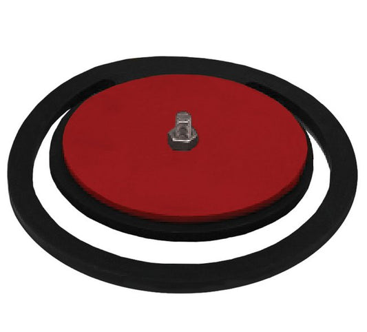 4 Inch Neoprene Flapper Gasket with Weight for Foot Valves - Image 1