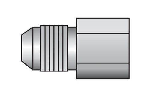 Carbon Steel JIC Male x NPTF Female Adapter Fitting - Image 1