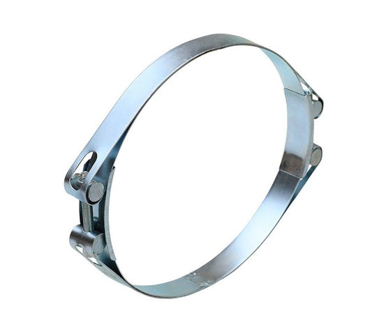 Zinc Plated Carbon Steel T-Bolt Hose Clamp, 171-181mm Opening Size - Image 1