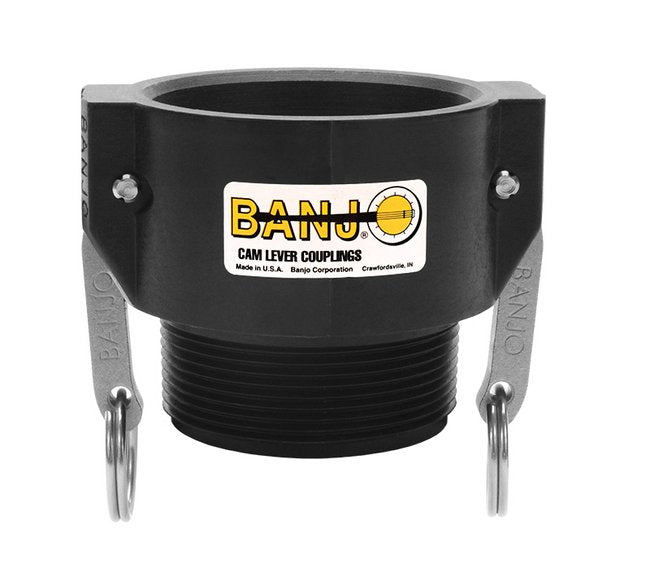 Banjo Polypropylene Coupler x Male NPT - 4 Inch - Image 1