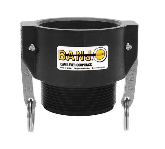 Banjo Polypropylene Coupler x Male NPT - 4 Inch - Image 1